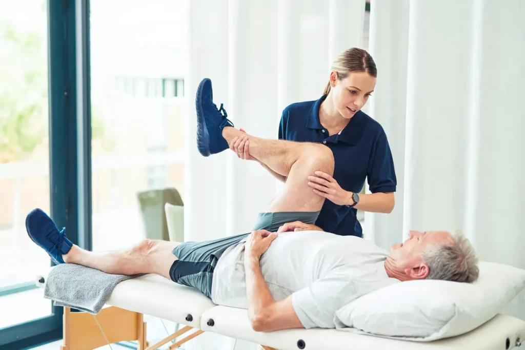 Image of a person engaged in body toning exercises, showcasing accessibility for individuals with disabilities Sunbury-on-Thames